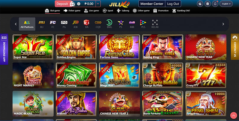 Jiliko registration screen with account fields and promotional entry options